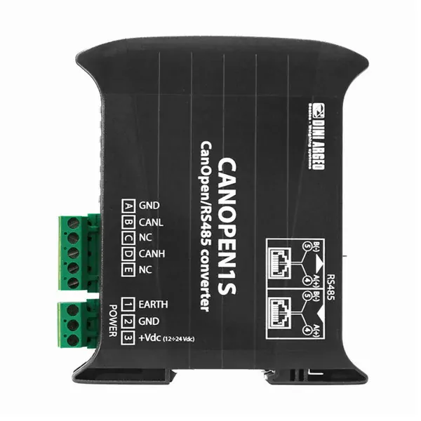 DINI ARGEO - CANOPEN1S, indikátor hmotnosti, rozhraní CANOPEN (Indikátor hmotnosti DINI ARGEO pro průmyslové aplikace, DIN lištu, rozhraní CANOPEN)