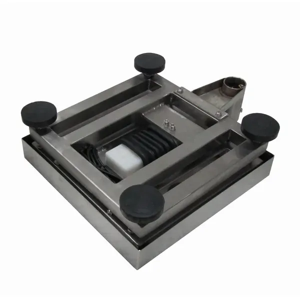 LESAK 1T4040NNRWS/DR, 30;60kg/10;20g, 400x400mm  (Můstková nerezová voděodolná váha s dvojím rozsahem a nerezovým vážním indikátorem RWS)