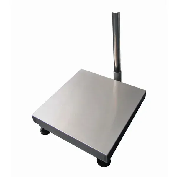 LESAK 1T5050NN, 300kg, 500x500mm, nerez (Vážní můstek v nerezovém provedení bez vážního indikátoru)