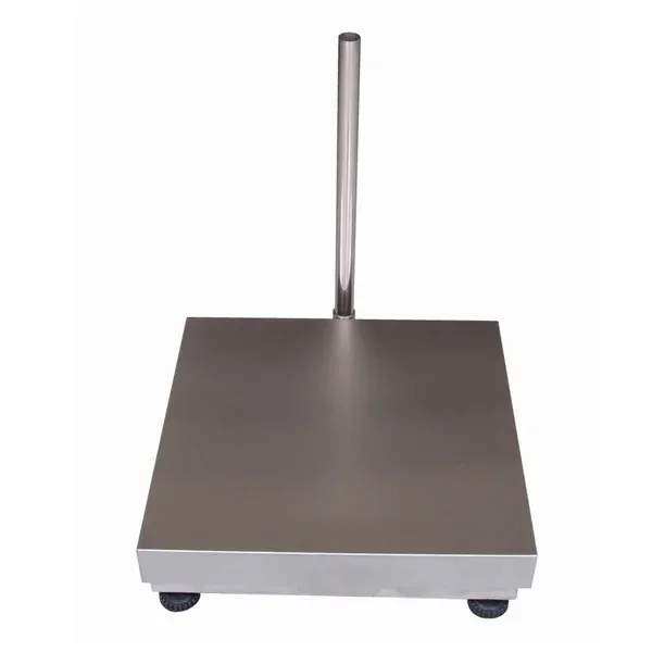 LESAK 1T6060NN, 150kg ,600x600mm, nerez (Vážní můstek v nerezovém provedení bez vážního indikátoru)