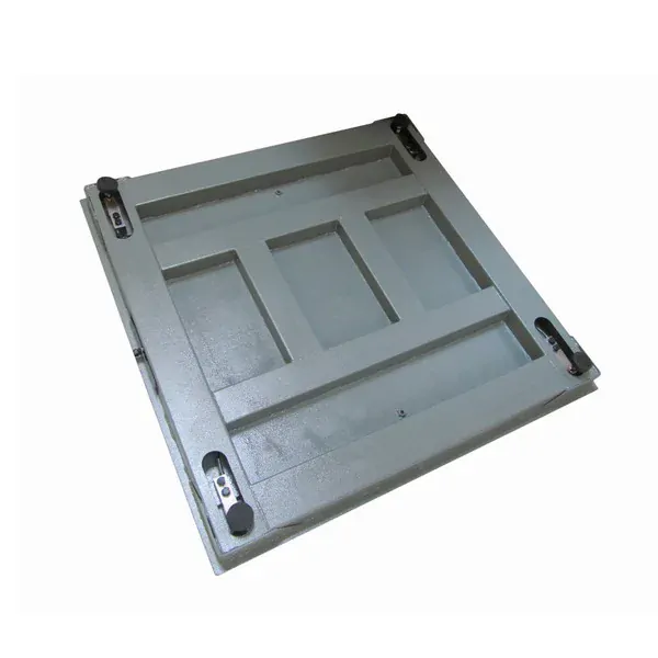 LESAK 4T1010L-MB, 600kg, 1000x1000mm, lak (Podlahová vážní plošina v lakovaném provedení bez vážního indikátoru)