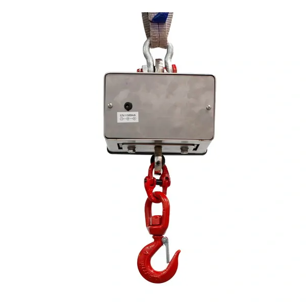 LESAK J1-RWS, 1,5t/0,5kg, nerez (Závěsná/jeřábová váha pro obchodní vážení s LCD displejem v nerezu)