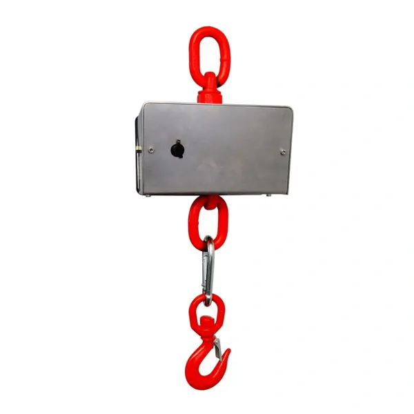 LESAK J1-RWS, 2t/1kg, nerez (Závěsná/jeřábová váha pro obchodní vážení s LCD displejem v nerezu)