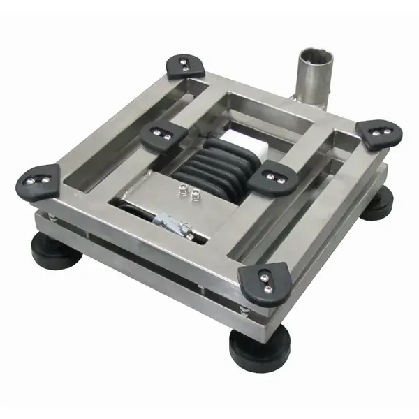 LESAK 1T4040NNRWS/DR, 30;60kg/10;20g, 400x400mm  (Můstková nerezová voděodolná váha s dvojím rozsahem a nerezovým vážním indikátorem RWS)