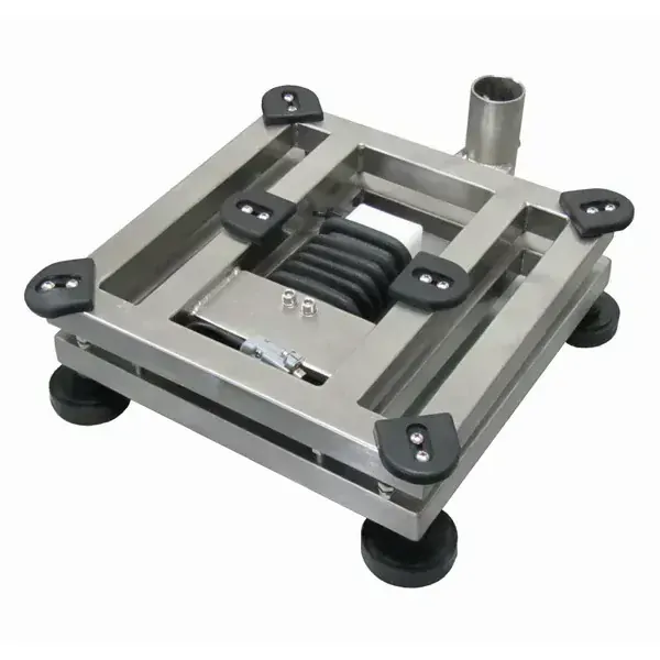 LESAK 1T5050NN, 60kg, 500x500mm, nerez (Vážní můstek v nerezovém provedení bez vážního indikátoru)