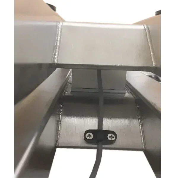 LESAK 1T6080NNRWS/DR, 150;300kg/50;100g, 600x800mm (Můstková nerezová voděodolná váha s dvojím rozsahem a nerezovým vážním indikátorem RWS)