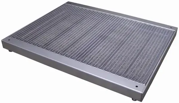 LESAK 4T0810RN, 300kg/100g, 800x1000mm, nerez (Podlahová vážní plošina v nerezovém  provedení se zátěžovým roštem bez vážního indikátoru)