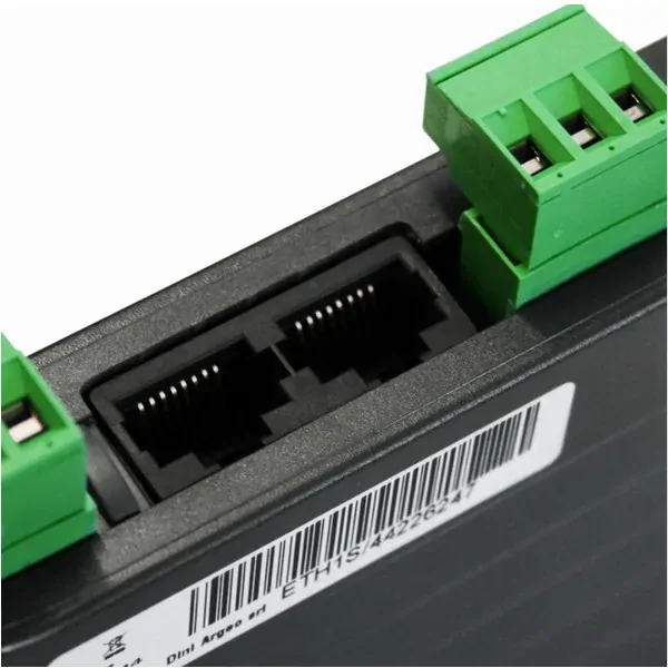 DINI ARGEO - ETHERCAT1S, indikátor hmotnosti, rozhraní ETHERCAT (Indikátor hmotnosti DINI ARGEO pro průmyslové aplikace, DIN lištu, rozhraní ETHERCAT)