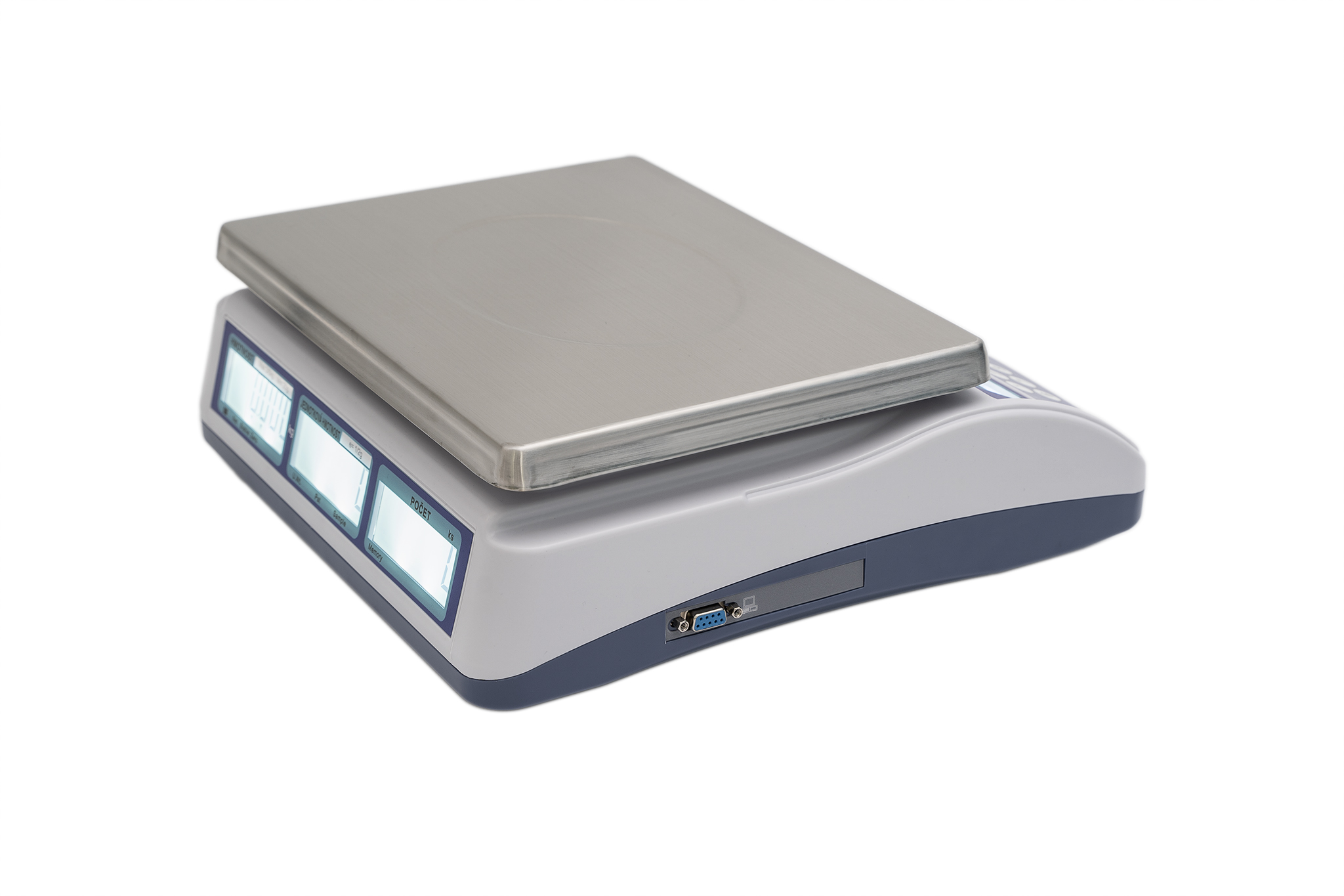 TSCALE QHC30D, 15;30kg/5;10g, 300x230mm (Obchodní počítací váha se zákaznickým displejem)