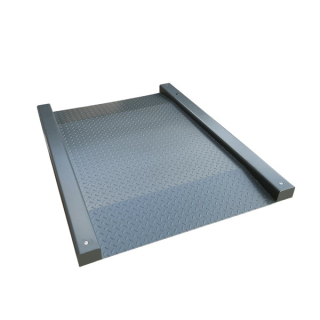 LESAK 4TUVN1212L-SP, do 1,5t, 1200x1200mm, lak (Nájezdová snížená váha se sníženou vážní plochou s vestavěnými nájezdy bez jednotky, lakovaná konstrukce)