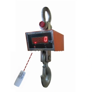 LESAK JEV, 50t/20kg (Závěsná/jeřábová váha s dálkovým ovládáním a svítícím LED displejem)