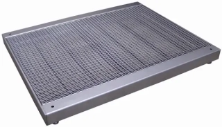 LESAK 4T0810RN, 300kg/100g, 800x1000mm, nerez (Podlahová vážní plošina v nerezovém provedení se zátěžovým roštem bez vážního indikátoru)