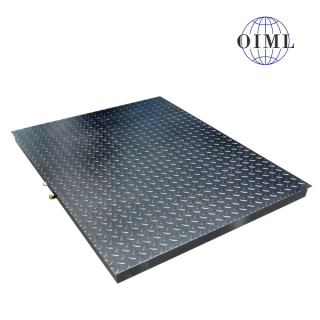 LESAK 4T1012L-MB-EU, 600kg/200g, 1000mmx1250mm, lak, indikátor RWP (Podlahová váha v lakovaném provedení s indikátorem RWP)